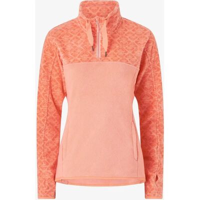 Roxy Sayna Half Zip - Roz - Hanorac damă Roxy Sayna Half Zip - Roz - Hanorac damă