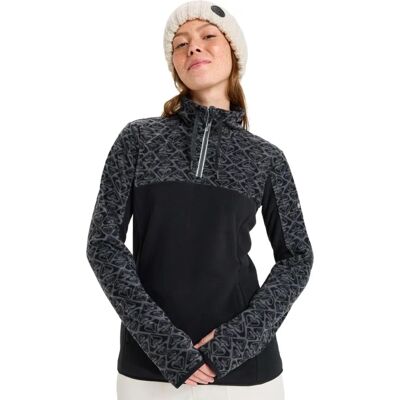 Roxy Sweatshirt Sayna Half Zip pour femme - Vêtement en polaire chaud Roxy Sweatshirt Sayna Half Zip pour femme - Vêtement en polaire chaud