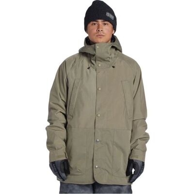 DC SHOES Tundra Snowboardjacke - Wasserdicht, Herren, Grün DC SHOES Tundra Snowboardjacke - Wasserdicht, Herren, Grün