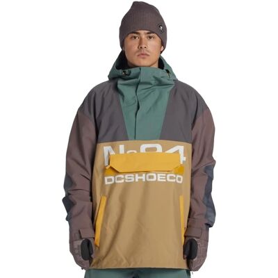 Giacca da Snowboard DC SHOES - Poliestere riciclato, Grigia, Impermeabile, Traspirante Giacca da Snowboard DC SHOES - Poliestere riciclato, Grigia, Impermeabile, Traspirante
