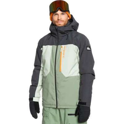 Veste de neige Quiksilver 'Dawson' spray marin - Publicité Veste de neige Quiksilver 'Dawson' spray marin - Publicité