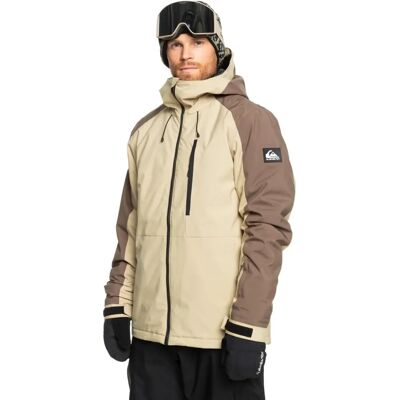 Giacca Quiksilver Mission Block Beige XL Uomo Giacca Quiksilver Mission Block Beige XL Uomo