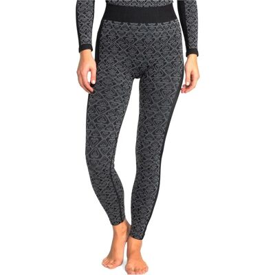 Leggings Corti ROXY Chill Heart Nero - Pantaloni Leggings Corti ROXY Chill Heart Nero - Pantaloni