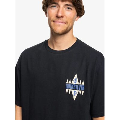 Tricou Quiksilver Geo Quik Negru - Casual Surf Tricou Quiksilver Geo Quik Negru - Casual Surf