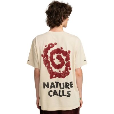 ELEMENT - Nature Calls x Element Spiral - M - Parchement - Baumwolle - T-Shirt ELEMENT - Nature Calls x Element Spiral - M - Parchement - Baumwolle - T-Shirt