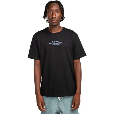 ELEMENT XS Flint Schwarz Bio-Baumwolle T-Shirt - Herren ELEMENT XS Flint Schwarz Bio-Baumwolle T-Shirt - Herren
