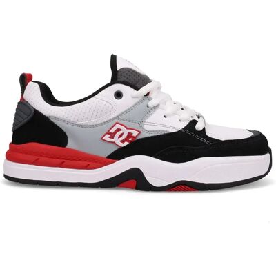 DC Ascend - Cuero, Negro/Gris/Blanco - Zapatos DC Ascend - Cuero, Negro/Gris/Blanco - Zapatos