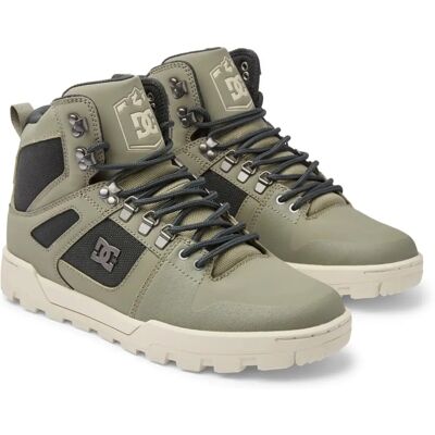 DC SHOES PURE HIGH-TOP WR BOOT - Leder, grün, sportlich - Sneakerboots DC SHOES PURE HIGH-TOP WR BOOT - Leder, grün, sportlich - Sneakerboots