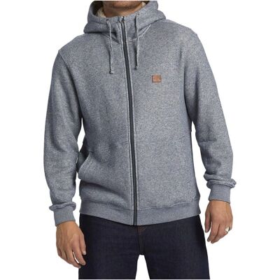 Felpa con cappuccio full zip Billabong Hudson - Grigio S Uomo Felpa con cappuccio full zip Billabong Hudson - Grigio S Uomo