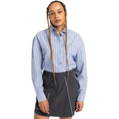 ELEMENT Napkins W Übergröße Streifen Blau / Granatapfel Langarmshirt - Langarmshirt ELEMENT Napkins W Übergröße Streifen Blau / Granatapfel Langarmshirt - Langarmshirt