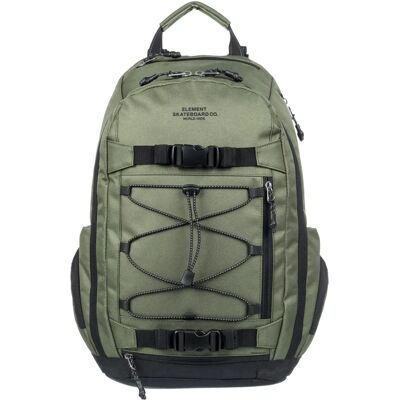Element Scheme Skate Rucksack - 30L, recyceltes Polyester, Grün Element Scheme Skate Rucksack - 30L, recyceltes Polyester, Grün