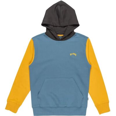 Felpa con Cappuccio Billabong Arch Block - Bambini, Blu Felpa con Cappuccio Billabong Arch Block - Bambini, Blu