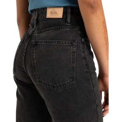 Quiksilver - Mom Denim - Schwarz - 30XL - 100% Baumwolle - Jeans Quiksilver - Mom Denim - Schwarz - 30XL - 100% Baumwolle - Jeans