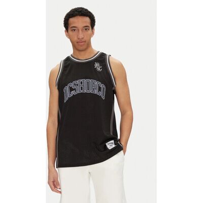 DC SHOES Hoops Czarny Tank - Mężczyzna L - 100% Poliester DC SHOES Hoops Czarny Tank - Mężczyzna L - 100% Poliester