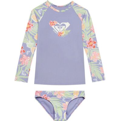 ROXY - Tropical Story - Grapemist Tropical Par Tay - 84-92cm - Rashguard Set ROXY - Tropical Story - Grapemist Tropical Par Tay - 84-92cm - Rashguard Set