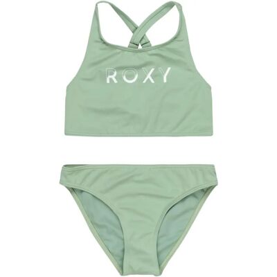 Conjunto de Top Deportivo y Shorts Roxy para Niñas - Verde - 8 Años - Traje de Baño Conjunto de Top Deportivo y Shorts Roxy para Niñas - Verde - 8 Años - Traje de Baño
