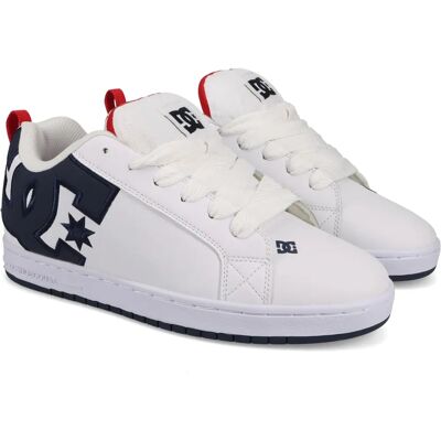 Αθλητικά παπούτσια DC Shoes Court Graffik - Λευκό/Μπλε ναυτικό/Κόκκινο - Skate Trainers Αθλητικά παπούτσια DC Shoes Court Graffik - Λευκό/Μπλε ναυτικό/Κόκκινο - Skate Trainers