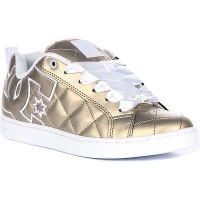 DC Shoes Graffik Gold Skate Trainers - Skate Trainers DC Shoes Graffik Gold Skate Trainers - Skate Trainers