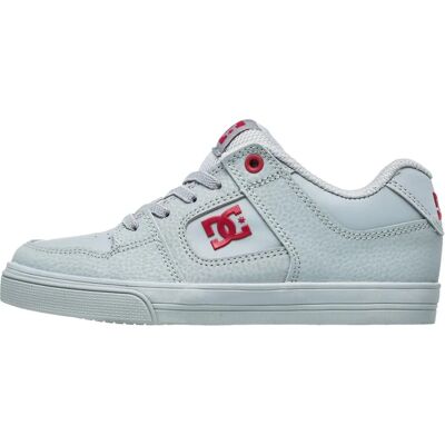 DC SHOES - Pure Elastic - Leder - Grau - Schuhe DC SHOES - Pure Elastic - Leder - Grau - Schuhe