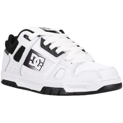 DC Shoes Stag Bílá Černá Skate Trainers - Skate Trainers DC Shoes Stag Bílá Černá Skate Trainers - Skate Trainers