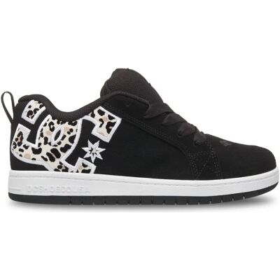 DC Shoes - Court Graffik - Schwarz/Weiß - Polyester - Shoes DC Shoes - Court Graffik - Schwarz/Weiß - Polyester - Shoes