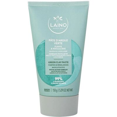 Laino Masque d'Argile Verte - Masque pour le visage - Publicité Laino Masque d'Argile Verte - Masque pour le visage - Publicité