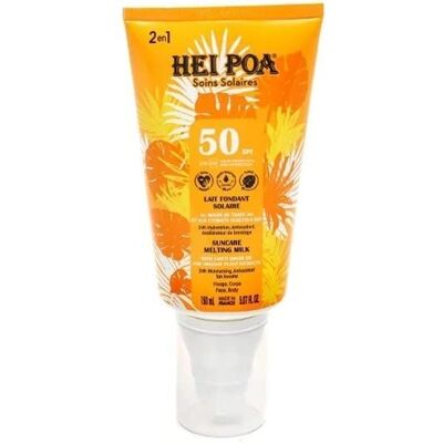 Hei Poa Crème Solaire SPF 50+ - Protection solaire pour visage et corps - Publicité Hei Poa Crème Solaire SPF 50+ - Protection solaire pour visage et corps - Publicité