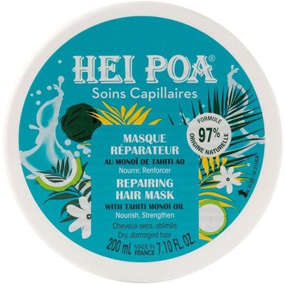 Hei Poa Monoi Reparatur Haarmaske - Nährend, Natürliche Inhaltsstoffe, Frankreich Hei Poa Monoi Reparatur Haarmaske - Nährend, Natürliche Inhaltsstoffe, Frankreich