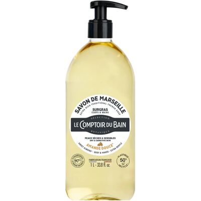 Le Comptoir du Bain Olivenöl Surgras Flüssigseife - Sensible Haut - 1L Le Comptoir du Bain Olivenöl Surgras Flüssigseife - Sensible Haut - 1L
