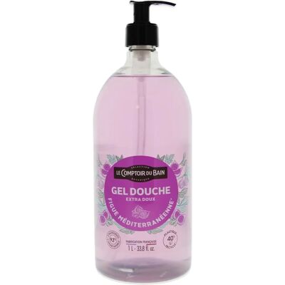 Gel Douche Figue Méditerranéenne - Le Comptoir du Bain - 1L - Extra-doux - Publicité Gel Douche Figue Méditerranéenne - Le Comptoir du Bain - 1L - Extra-doux - Publicité