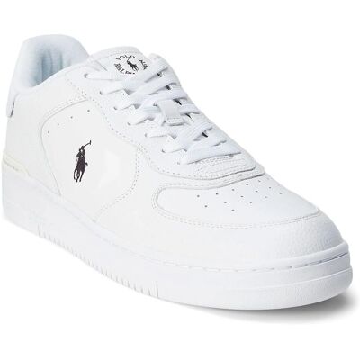 Ανδρικά παπούτσια Polo Ralph Lauren - Casual, Δέρμα, Λευκό Ανδρικά παπούτσια Polo Ralph Lauren - Casual, Δέρμα, Λευκό