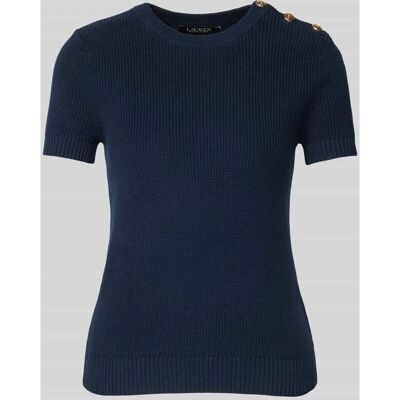 Lauren Ralph Lauren - Modelo 200957474001 - Suéter Azul con Cuello en V - Mujer Lauren Ralph Lauren - Modelo 200957474001 - Suéter Azul con Cuello en V - Mujer
