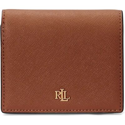 Lauren Ralph Lauren Lederbrieftasche - Klappdesign, Kartenfächer, Braun Lauren Ralph Lauren Lederbrieftasche - Klappdesign, Kartenfächer, Braun