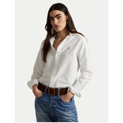 Polo Ralph Lauren 211970736001 Biały Kobieta Luźny Koszula Polo Ralph Lauren 211970736001 Biały Kobieta Luźny Koszula