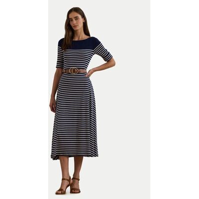 Vestido midi de rayas Lauren Ralph Lauren Munzie - Vestido Vestido midi de rayas Lauren Ralph Lauren Munzie - Vestido