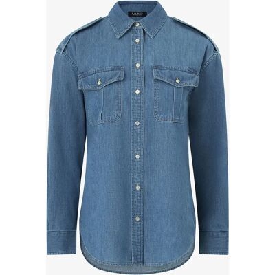 Lauren Ralph Lauren - Modell 40 - Rett fit denim skjorte Lauren Ralph Lauren - Modell 40 - Rett fit denim skjorte
