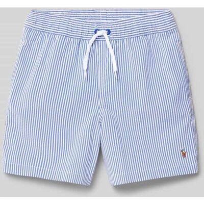 Ralph Lauren Barnebadedrakter - Royal - Stripes seersucker - Badetøy Ralph Lauren Barnebadedrakter - Royal - Stripes seersucker - Badetøy