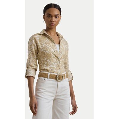 Lauren Ralph Lauren Karrie Blusa de lino con estampado floral - Blusa Lauren Ralph Lauren Karrie Blusa de lino con estampado floral - Blusa