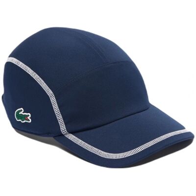 Lacoste Navy Blue Colourblock Tennis Cap – Unisex Lacoste Navy Blue Colourblock Tennis Cap – Unisex