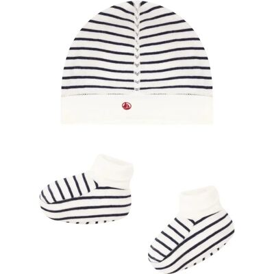 Petit Bateau - Ensemble bébé - Marine - Coton, Unisexe Petit Bateau - Ensemble bébé - Marine - Coton, Unisexe