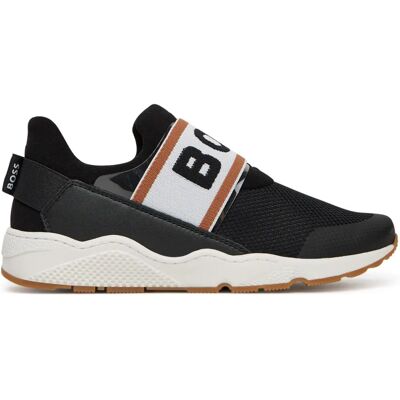 BOSS J51645 Leder-Sneakers - Freizeit Schuhe BOSS J51645 Leder-Sneakers - Freizeit Schuhe