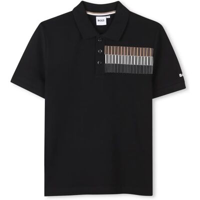 BOSS Polo Bambini - Nero - Polo Shirt BOSS Polo Bambini - Nero - Polo Shirt