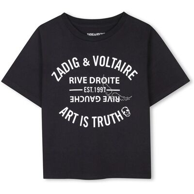 Maglietta Nera a Maniche Corte Zadig & Voltaire - Bambini Maglietta Nera a Maniche Corte Zadig & Voltaire - Bambini
