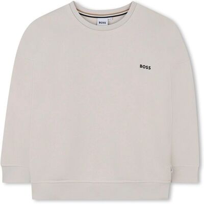 BOSS J52021 Felpa Beige - Bambini Casual BOSS J52021 Felpa Beige - Bambini Casual