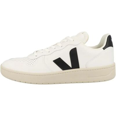 Veja V-10 Δέρμα Ex-White_Black - Παπούτσια Veja V-10 Δέρμα Ex-White_Black - Παπούτσια
