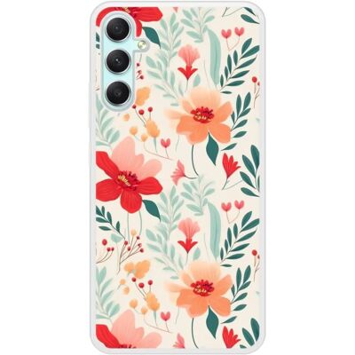 Coque en silicone 1001coques Samsung Galaxy A24 Mur Fleuri - Publicité Coque en silicone 1001coques Samsung Galaxy A24 Mur Fleuri - Publicité