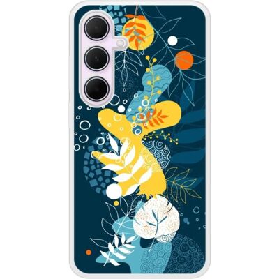 Samsung Galaxy A55 5G Sea Flowers - Coque en silicone renforcée - Publicité Samsung Galaxy A55 5G Sea Flowers - Coque en silicone renforcée - Publicité