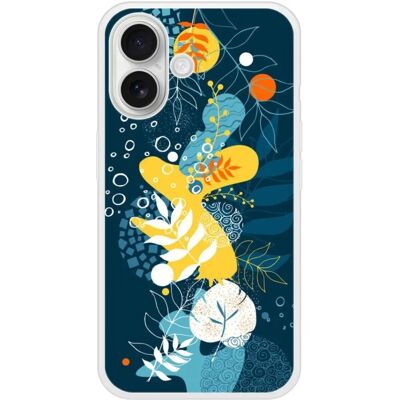 Coque en silicone 1001coques iPhone 16 Plus Fleurs de Mer - Publicité Coque en silicone 1001coques iPhone 16 Plus Fleurs de Mer - Publicité