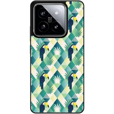 Coque en silicone Xiaomi 14 Losange - Étui téléphone - Publicité Coque en silicone Xiaomi 14 Losange - Étui téléphone - Publicité