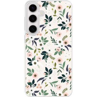Coque en silicone Samsung Galaxy S24 Fe Fleurs - Publicité Coque en silicone Samsung Galaxy S24 Fe Fleurs - Publicité